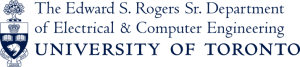 Edward S. Rogers Sr. Department of Electrical & Computer Engineering, University of Toronto