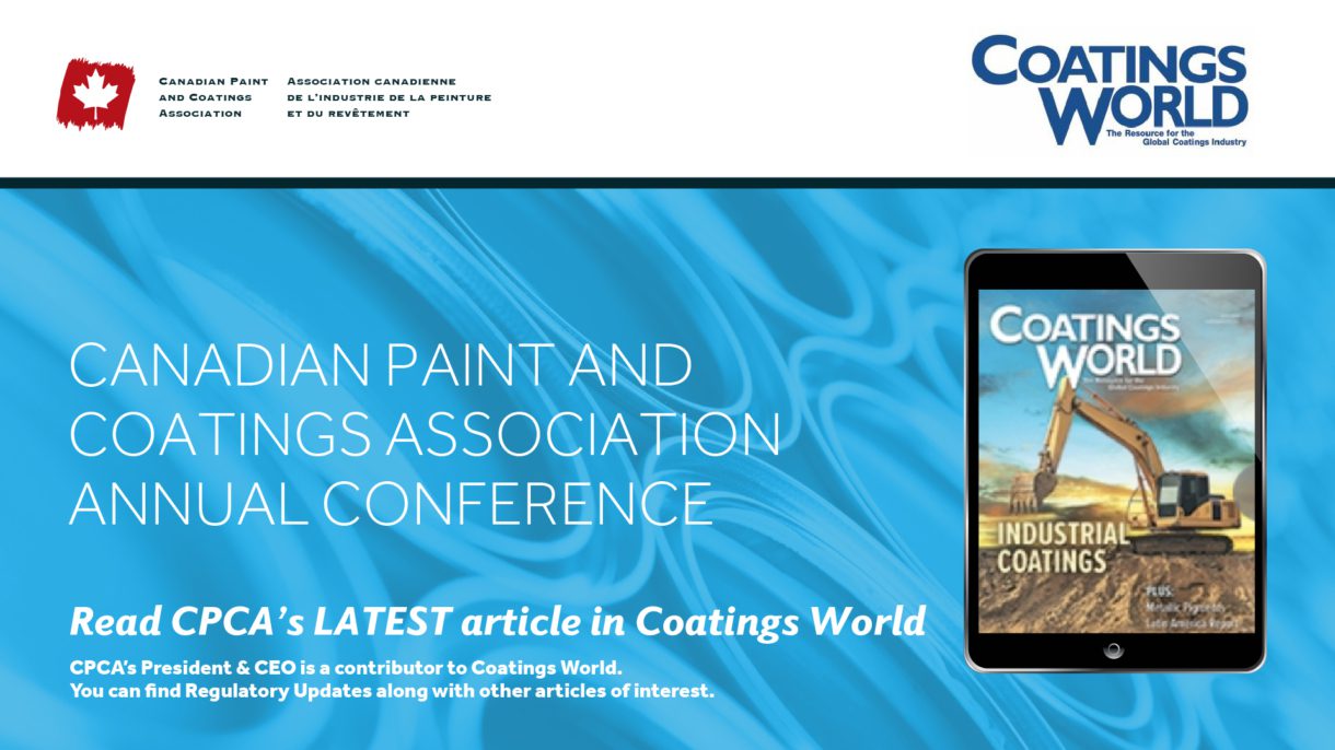 First Canadian Paint Protection Canadian Coatings Association Annual Conference - CCA