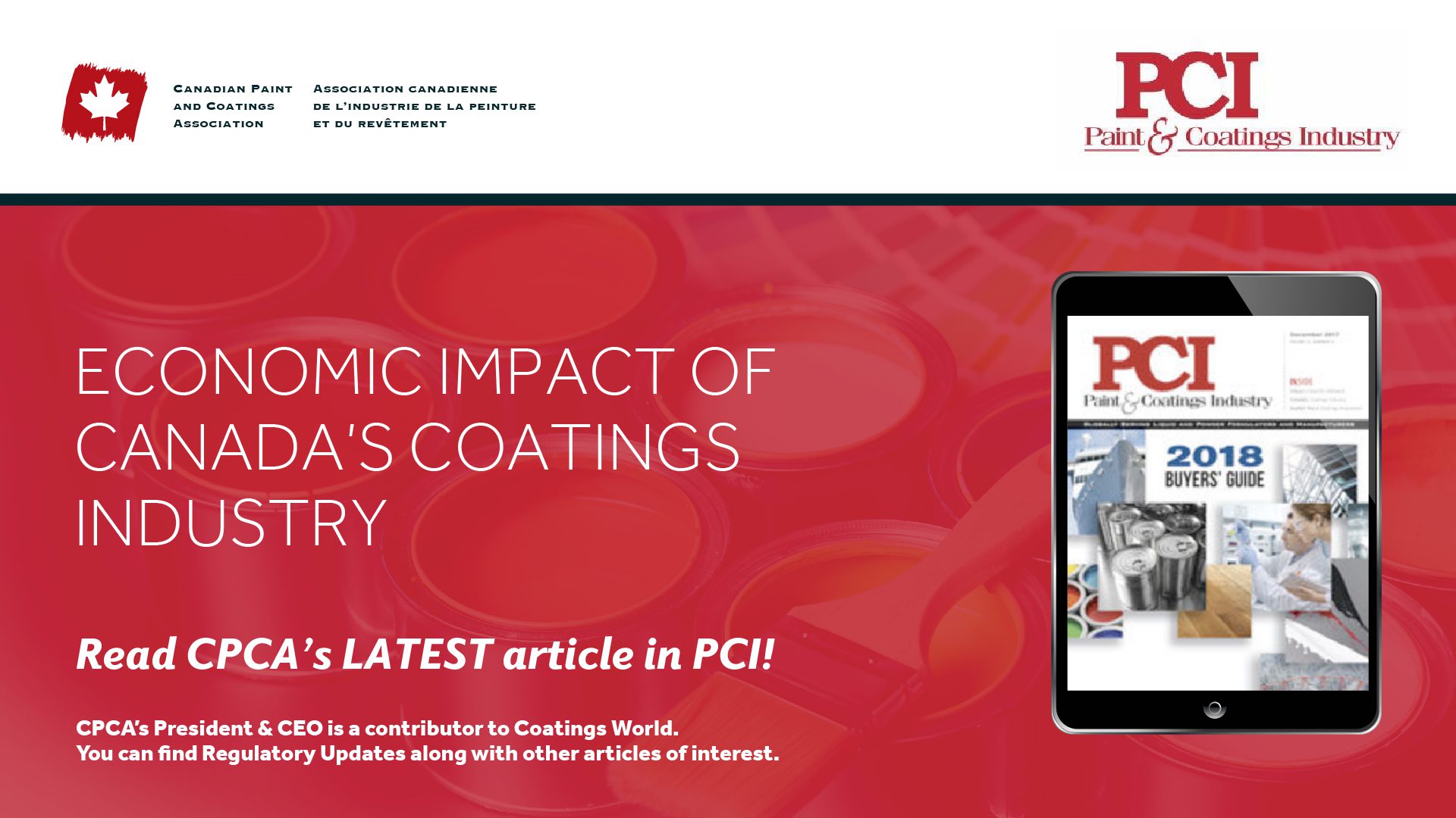 Economic Impact of the Paint and Coatings Industry in Canada