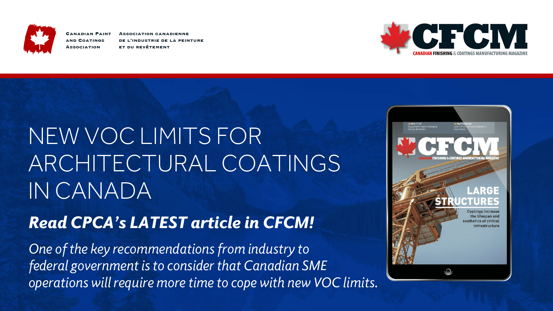 NEW VOC Limits For Architectural Coatings In Canada