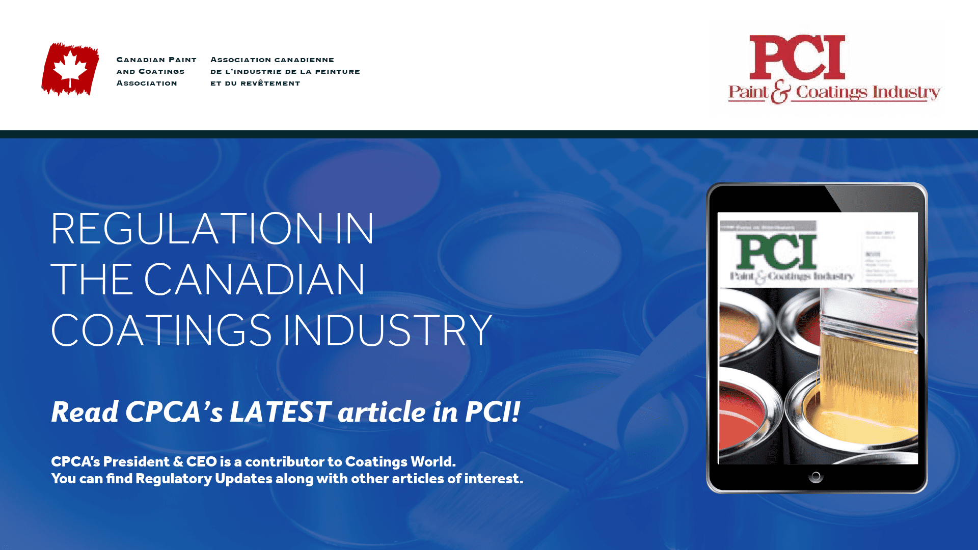 Regulation in the Canadian Coatings Industry