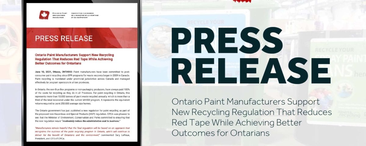 CCA Press Release