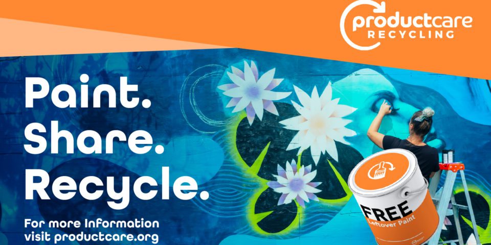 Paint, Share, Recycle - Productcare's Paint Sharing Program