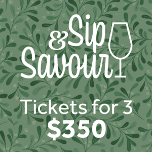 Sip and Savour Ticket for Three