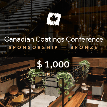 Canadian Coatings Conference Bronze Sponsorship Level