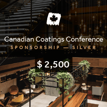 Canadian Coatings Conference Silver Sponsorship Level